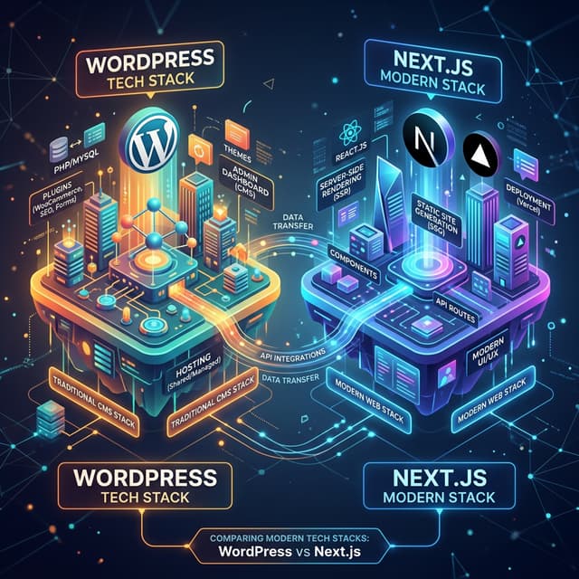 Cover image for article: WordPress vs Next.js for Bangalore Businesses — Which Is Right for Your Budget?